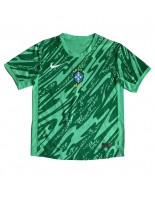 Brazílie Brankářské Domácí Dres Copa America 2024 Krátký Rukáv